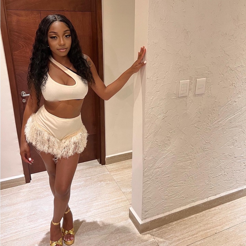 Cute two piece short set